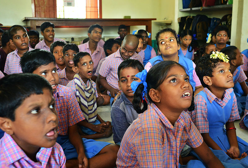 Satya School children
